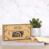 Coussin pour les yeux en coton naturel lavande et juco dans un coffret cadeau - Illusion