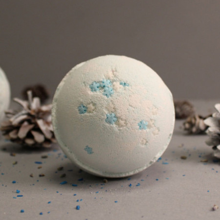 Bombe de bain flocon de neige - Myrtilles