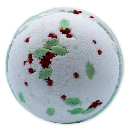 Bombe de bain de Noël - Baies de houx et gui