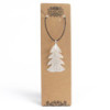 Collier - Sapin de fête - Argent