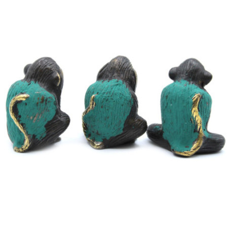 Lot de 3 - See No Evil etc - Singes