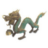 Fengshui - Dragon Med avec boule - 27 cm