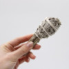 Bâton de maculage - Mini torche de sauge blanche 10 cm