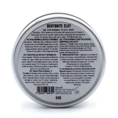 Argile bentonite 50 g