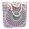 Sac Mandela avec poignée en corde - Bleu électrique