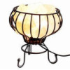 Lampe brasero à faible teneur en sel, câble, ampoule, sel blanc