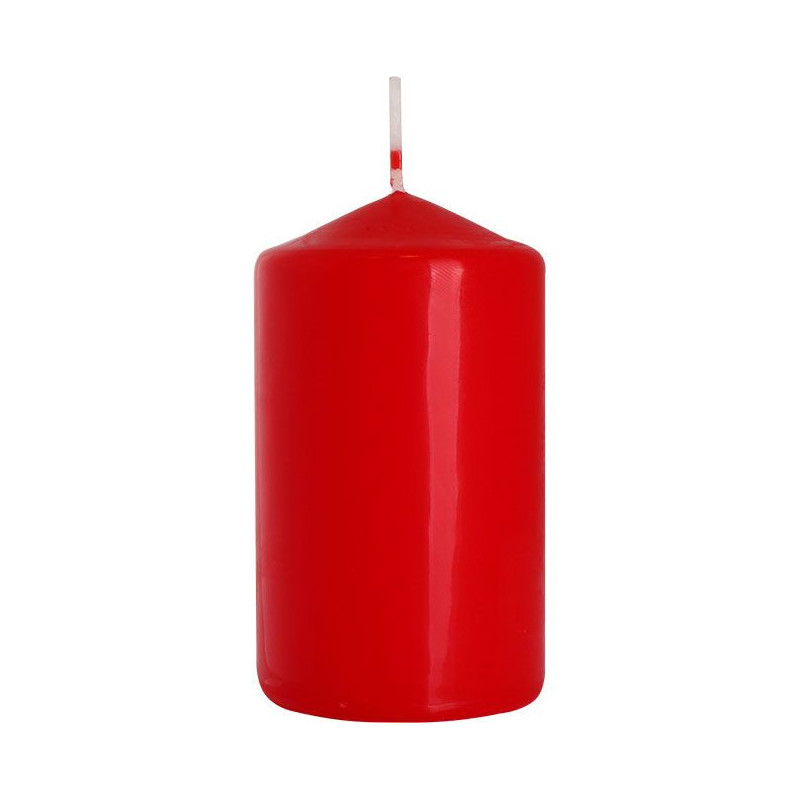 Bougie pilier 60x100mm - Rouge