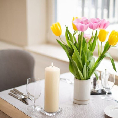 Bougie pilier 60x120mm - Ivoire
