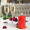 Bougie pilier 60x120mm - Rouge