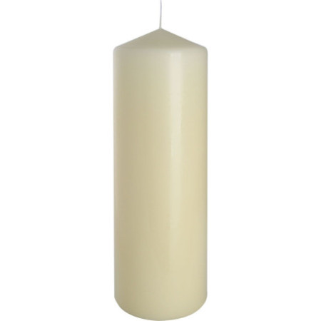 Bougie pilier 80x250mm - Ivoire