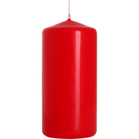 Bougie pilier simple 50 x 100 mm - Rouge