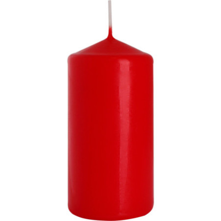 Bougie pilier simple 60 x 120 mm - Rouge