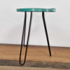 Support à poisson en bois Albasia - Turquoise
