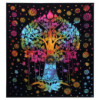Couvre-lit simple en coton + tenture murale - Bodhi Tree