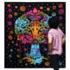 Couvre-lit simple en coton + tenture murale - Bodhi Tree