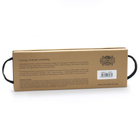 Sac de blé lavande de luxe dans un coffret cadeau - Zèbre