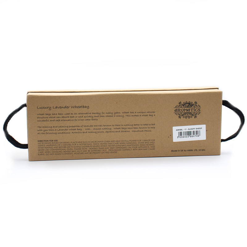 Sac de blé lavande de luxe dans un coffret cadeau - Sleepy Sheep