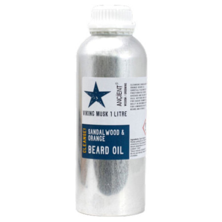 Huile à barbe 1 litre - Viking Musk - Nettoyez !