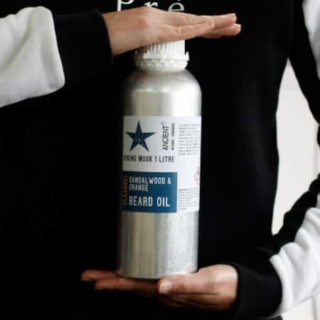 Huile à barbe 1 litre et Épicéa nordique et Régénérez !