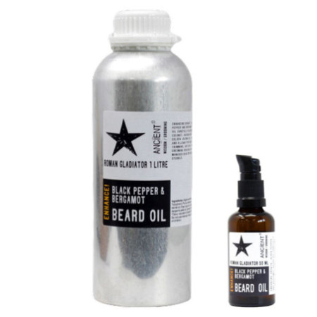 Huile à barbe 1 litre - Roman Gladiator - Améliorez !