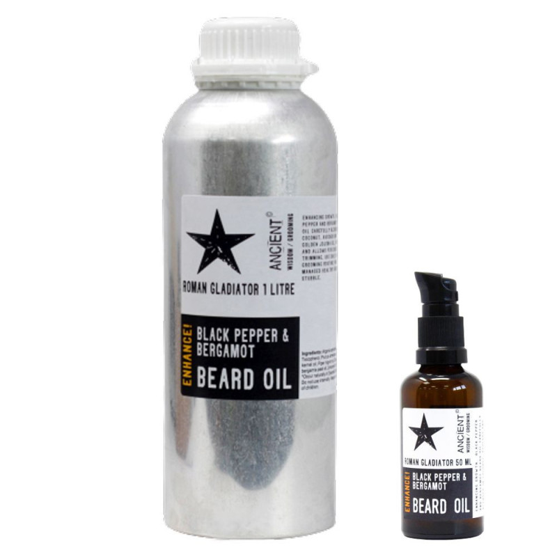 Huile à barbe 1 litre - Roman Gladiator - Améliorez !