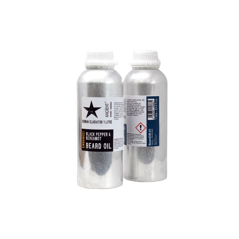 Huile à barbe 1 litre - Roman Gladiator - Améliorez !