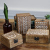 Coffret en bois blanchi à la chaux - Design slave 4x4
