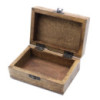 Coffret en bois blanchi à la chaux - 6x4 - Motif slave