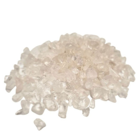 Éclats de pierres précieuses en quartz clair en vrac - 1 kg