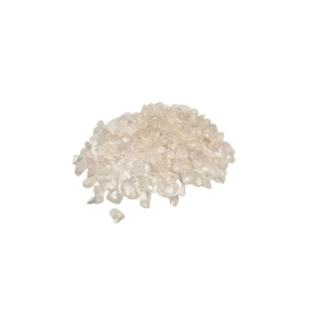 Éclats de pierres précieuses en quartz clair en vrac - 1 kg