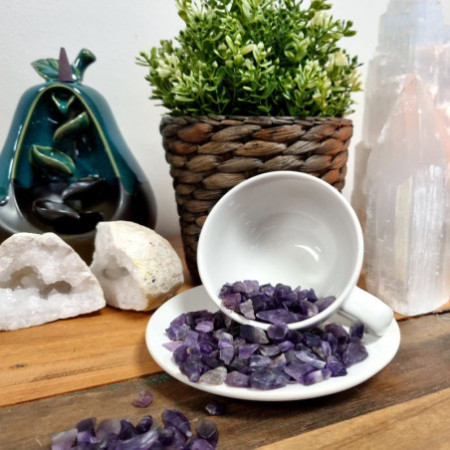 Éclats de pierres précieuses en quartz rose en vrac - 1 kg
