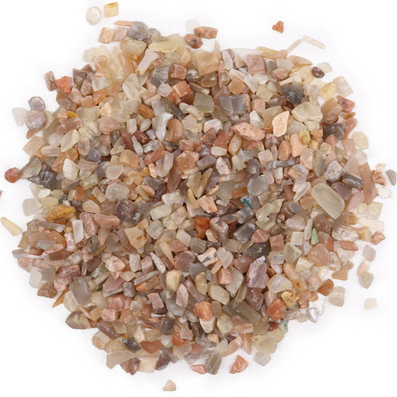 Éclats de pierre de lune en vrac - 1 kg