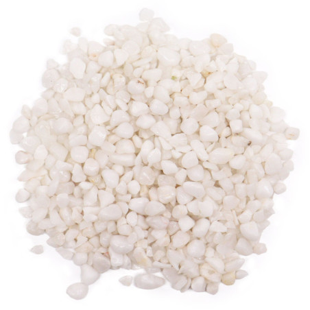 Éclats de pierres précieuses en quartz blanc en vrac - 1 kg