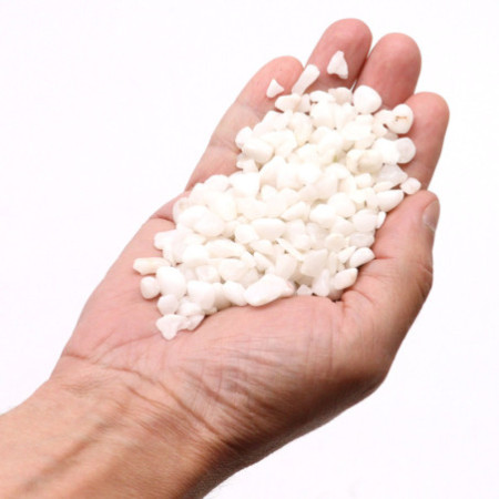 Éclats de pierres précieuses en quartz blanc en vrac - 1 kg