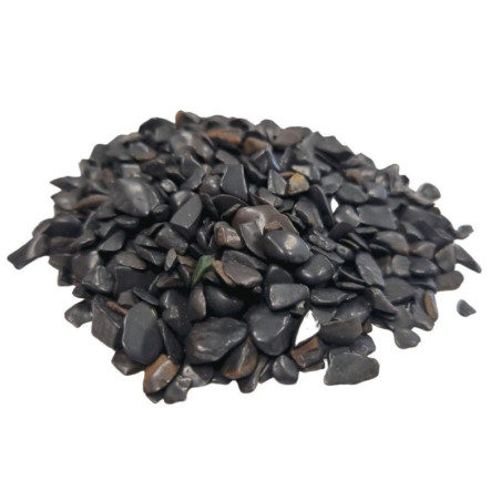 Éclats de tourmaline noire en vrac - 1 kg