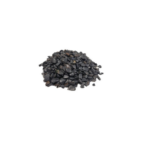 Éclats de tourmaline noire en vrac - 1 kg