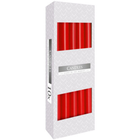 Bougie conique - Rouge