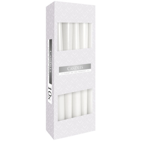 Bougie conique - Blanche