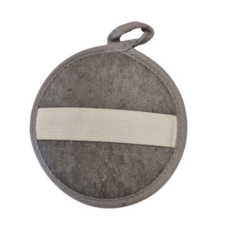 Tapis de bain en bambou et lin - Charbon