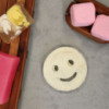 Visage souriant en luffa entier