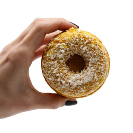 1x Donut de bain à la cannelle et à la vanille