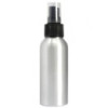 Bouteille en aluminium de 100 ml avec vaporisateur noir