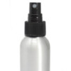 Bouteille en aluminium de 100 ml avec vaporisateur noir