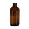 Bouteille ambrée de 250 ml avec pompe