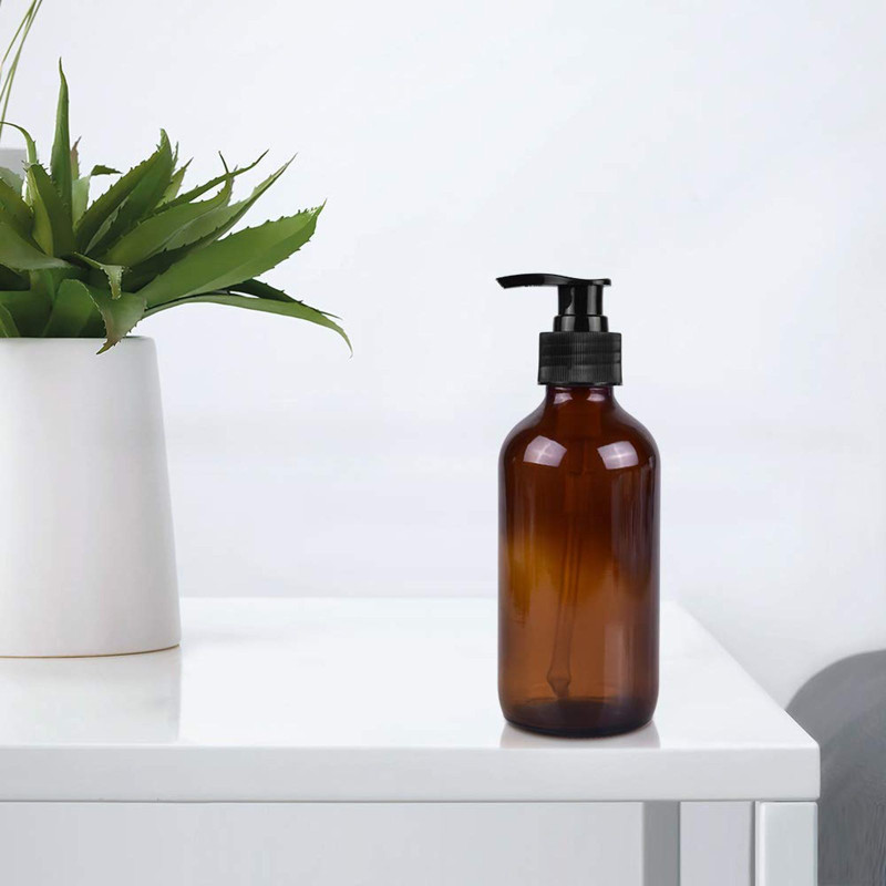 Pompe noire pour flacon en verre de 250 ml