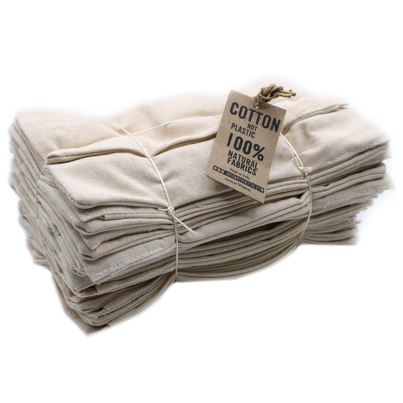 Coussin pour les yeux en coton 8 oz - Non imprimé