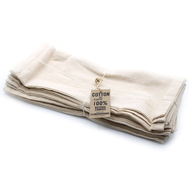 Coussin intérieur en coton naturel de 113 g pour sac de blé