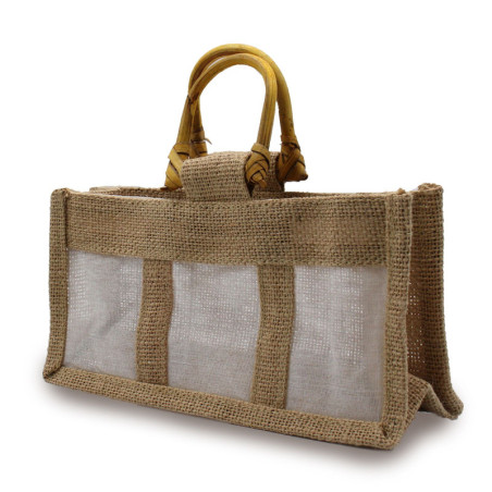 Sac cadeau 100 % naturel - Trois pots