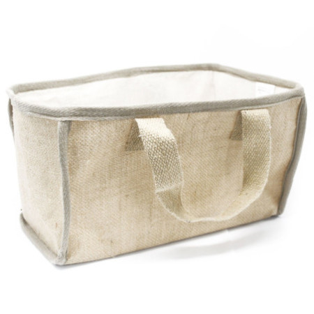 Grand panier à provisions - 33x18x20cm - Nat