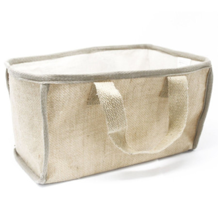Grand panier à provisions - 33x18x20cm - Nat